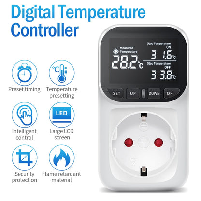 Digital Temperature Controller Socket