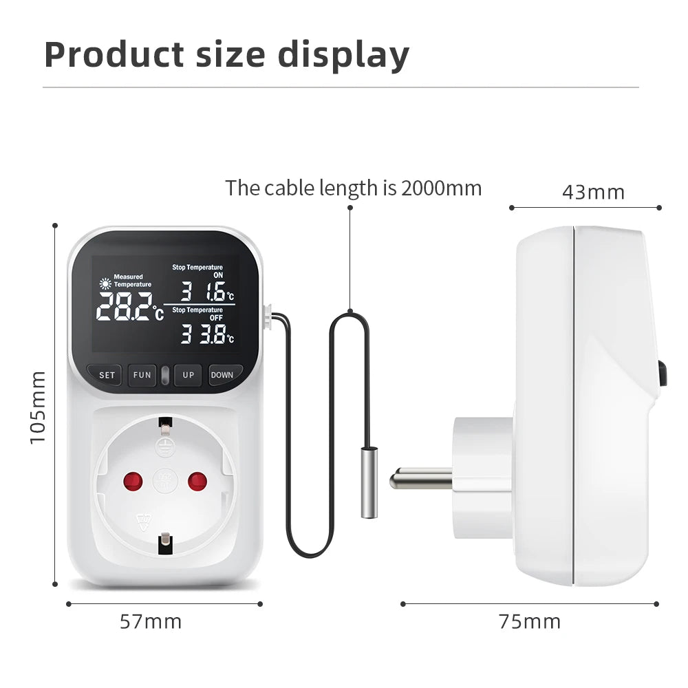 Digital Temperature Controller Socket