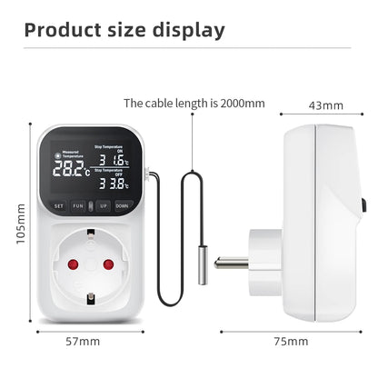 Digital Temperature Controller Socket